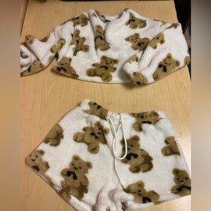 Teddy bear pajama set